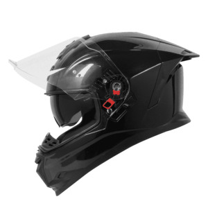 STEELBRID SBH 57 GLOSSY BLACK HELMET - Image 4