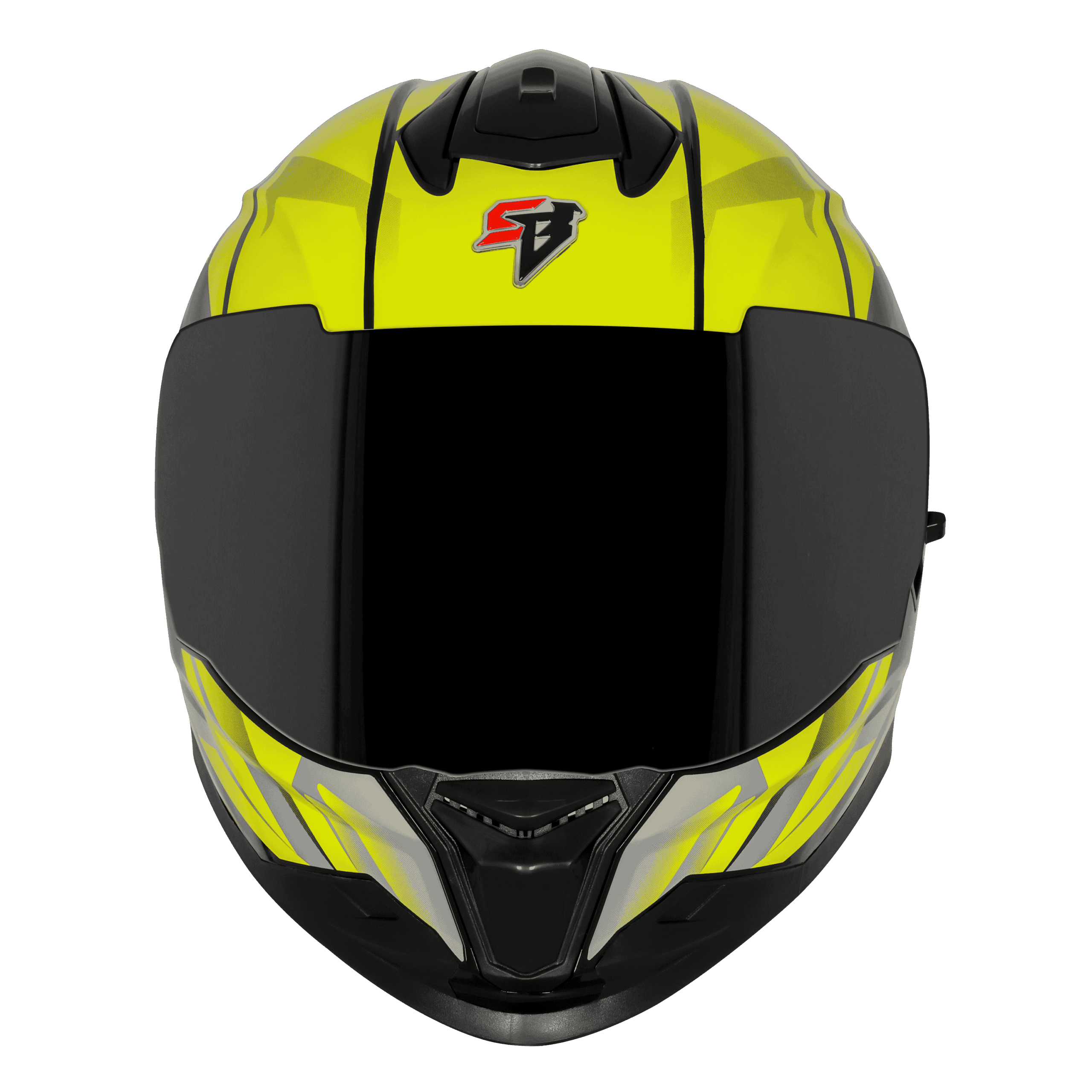 STEELBIRD SBH 57 BLACK YELLOW HELMET - Image 6