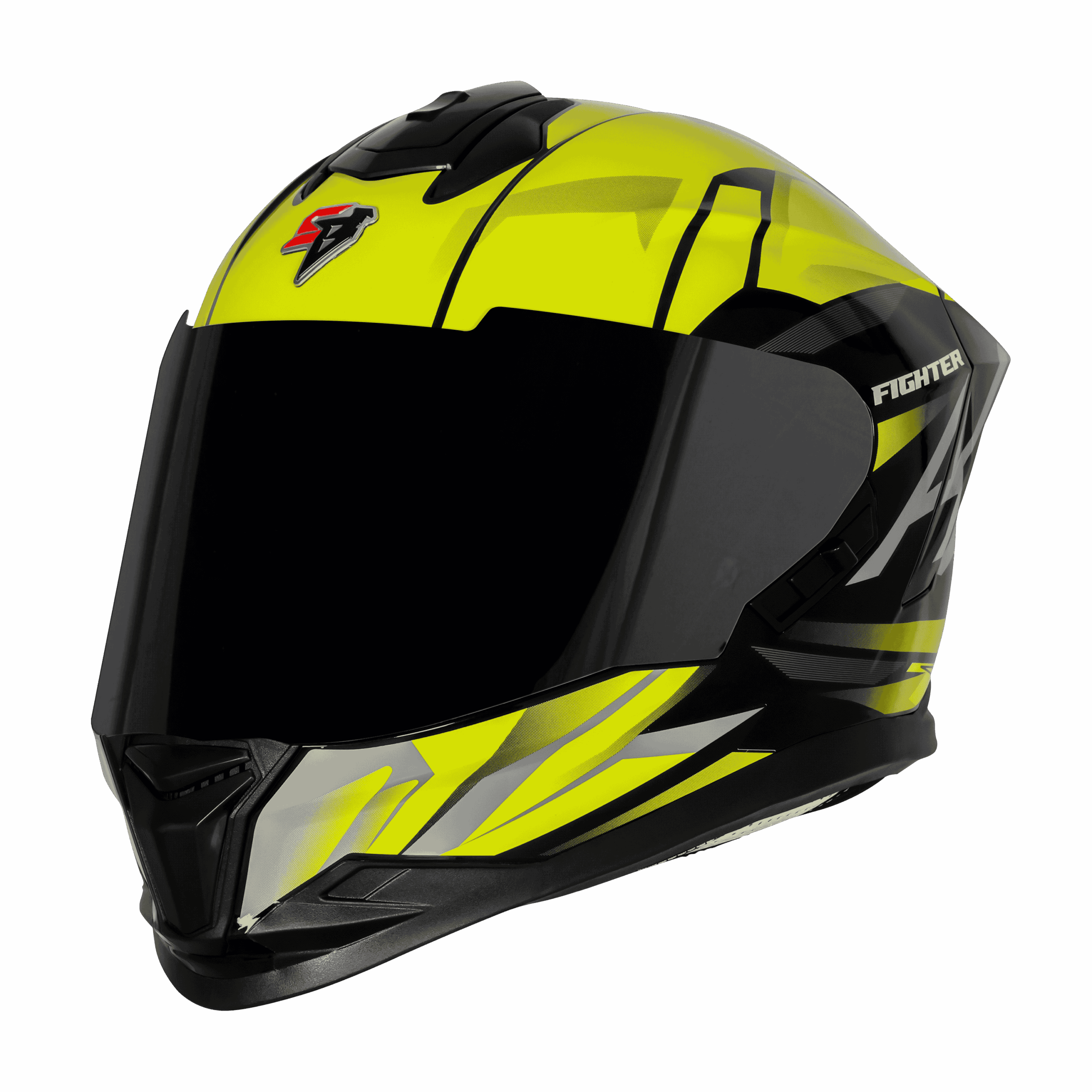 STEELBIRD SBH 57 BLACK YELLOW HELMET