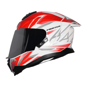 STEELBRID SBH 57 WHITE RED HELMET - Image 4