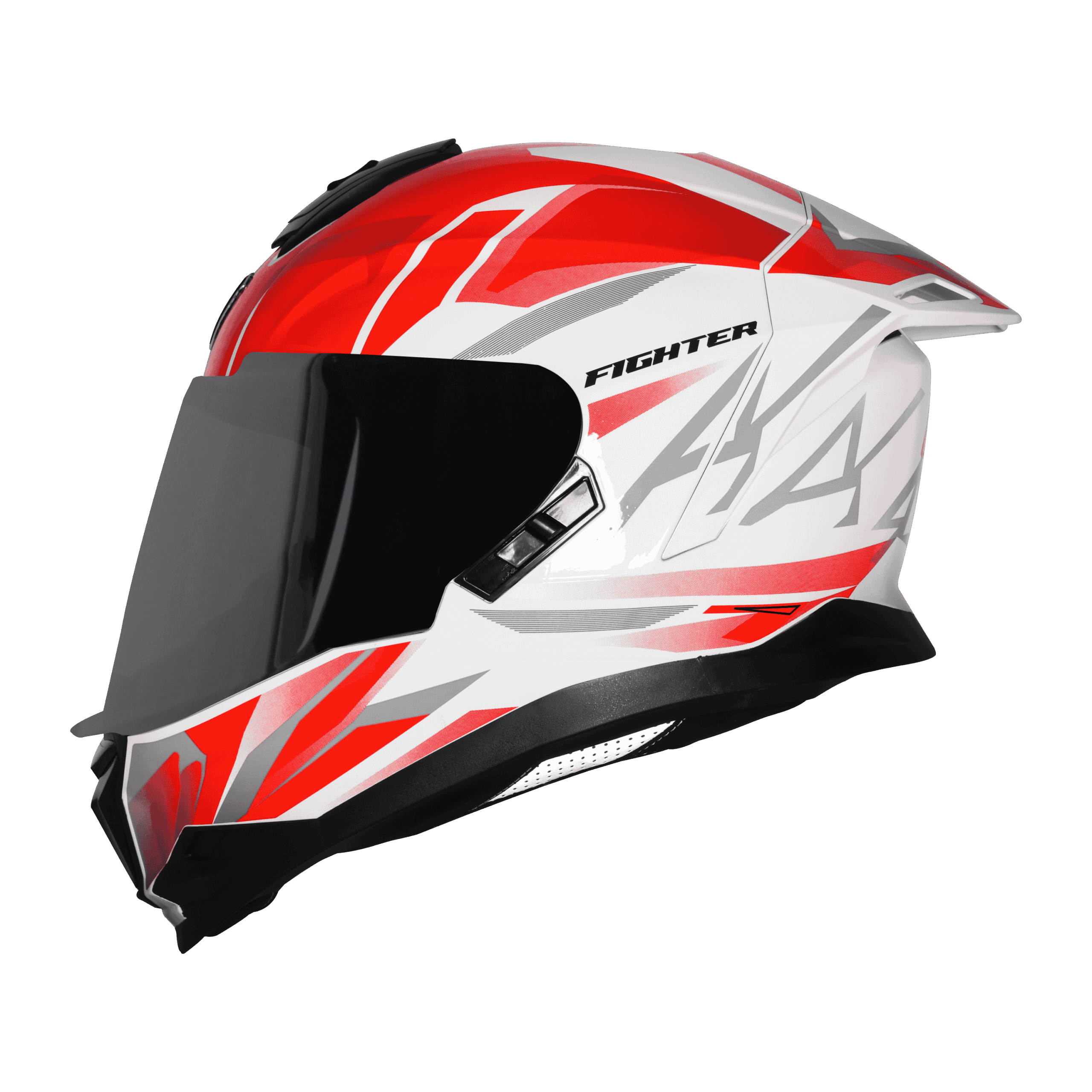 STEELBRID SBH 57 WHITE RED HELMET - Image 4