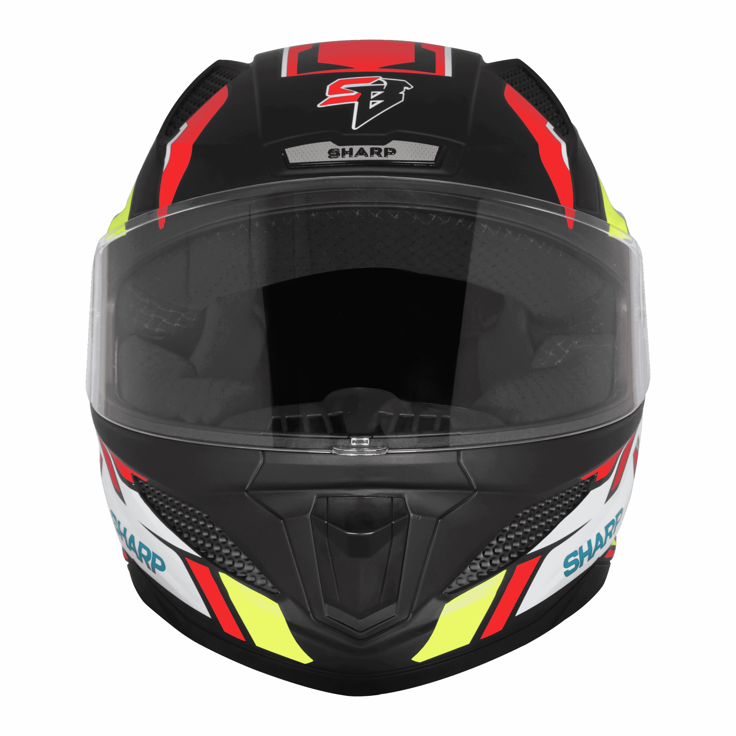 STEELBIRD SBH 25 SHARP BLACK RED HELMET - Image 3