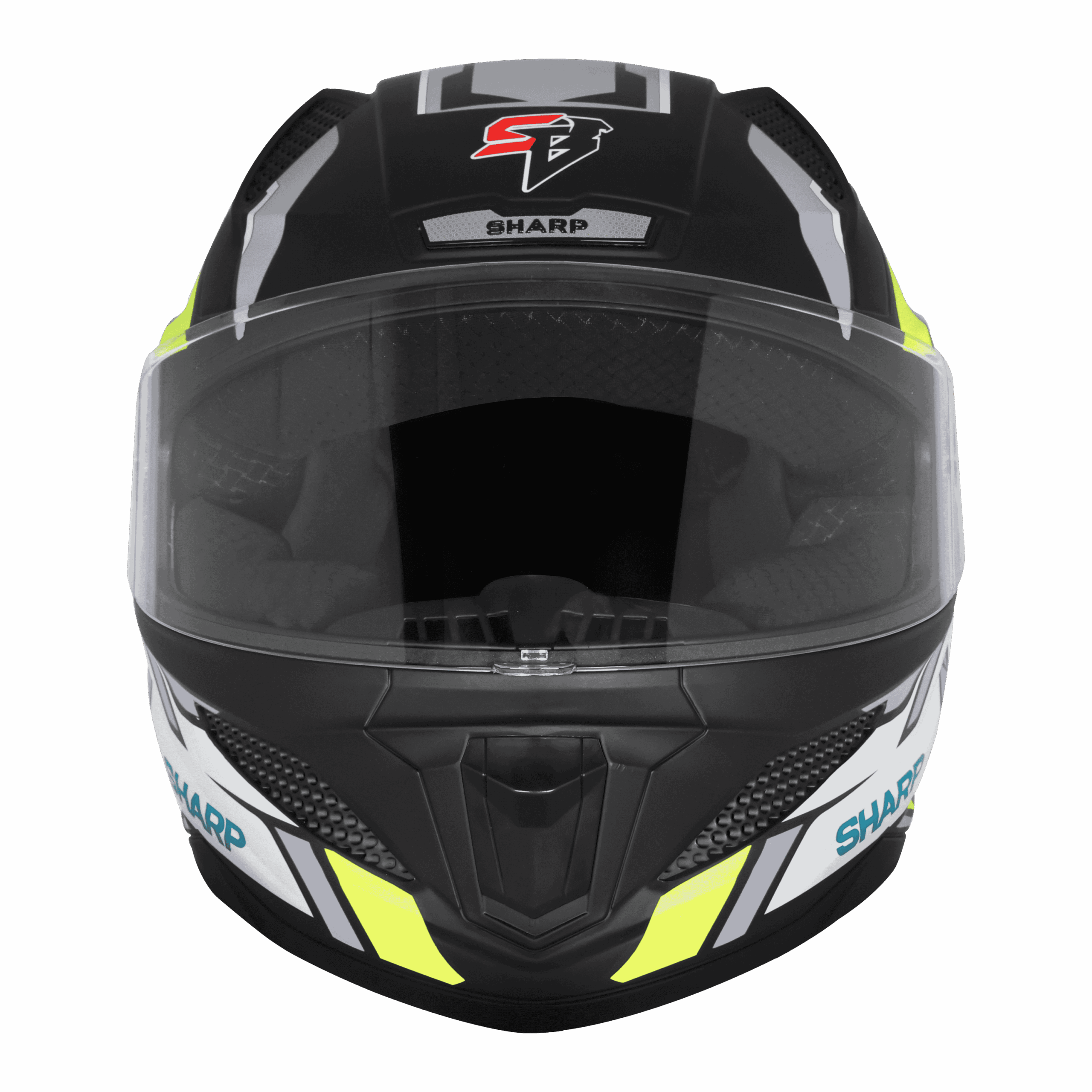 STEELBRID SBH 25 SHARP BLACK GERY HELMET - Image 2