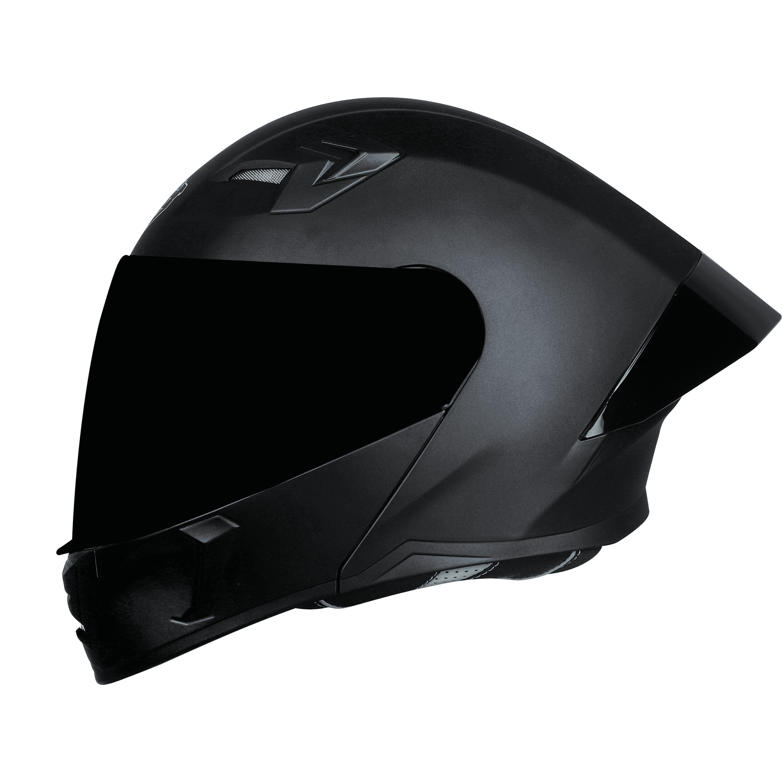 SBA 20 GLOSSY BLACK HELMET - Image 2