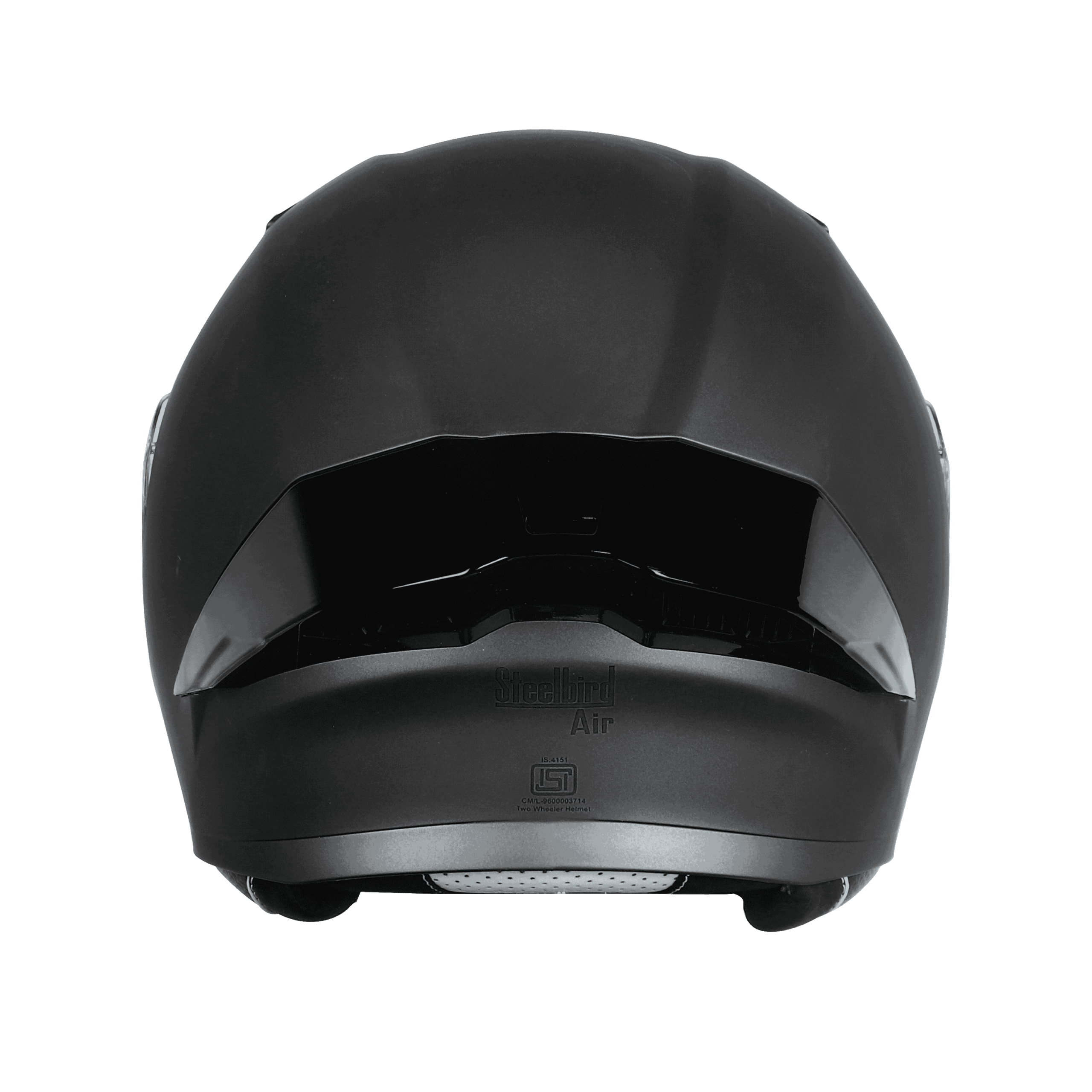 SBA 20 GLOSSY BLACK HELMET - Image 4