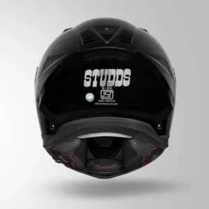 HELIOS PLAIN BLACK HELMET - Image 3