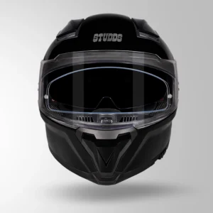 HELIOS PLAIN BLACK HELMET - Image 2