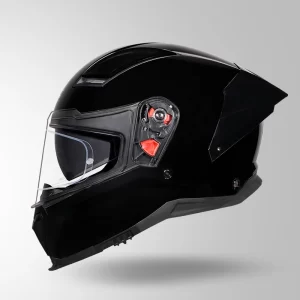 HELIOS PLAIN BLACK HELMET