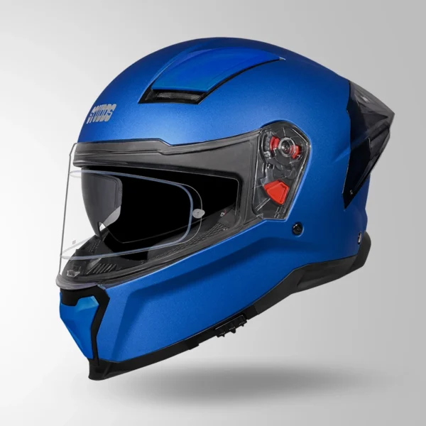 HELIOS MATT BLUE HELMET