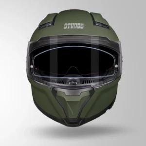 HELIOS MATT GREEN HELMET - Image 2