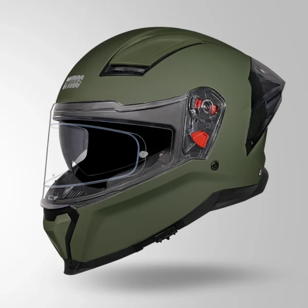 HELIOS MATT GREEN HELMET