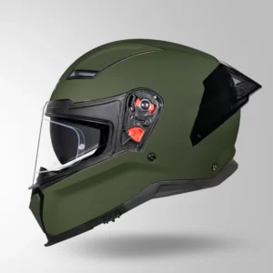 HELIOS MATT GREEN HELMET - Image 3