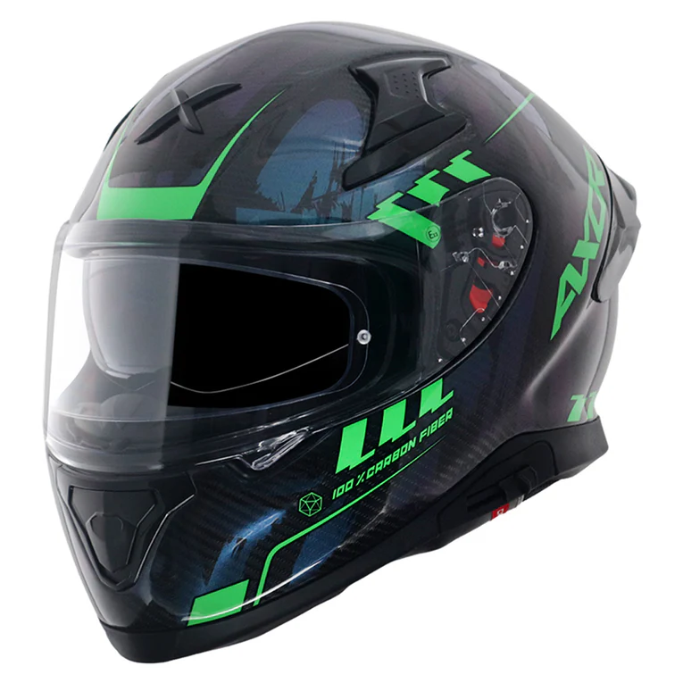 APEX GLOSS CARBON SMALL CHECKS HELMET