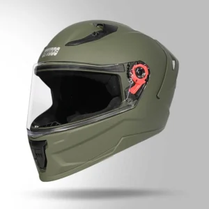 STUDDS RAIDER SUPER MILITARY GREEN MATT HELMET