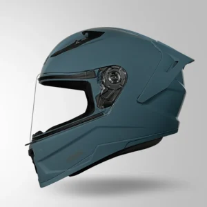 STUDDS RAIDER SUPER SHARK SKIN BLUE MATT HELMET - Image 3