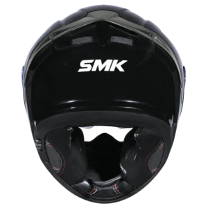 SMK TYPHOON SOILD BLACK GLOSSY HELMET - Image 4