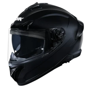 SMK TYPHOON SOILD BLACK GLOSSY HELMET - Image 2