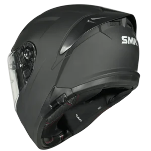 SMK TYPHOON MATT BLACK HELMET - Image 4